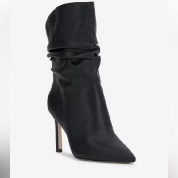 Jessica Simpson Women's Lesley Slouchy Pointy Toe Dress Booties Black Size 7 1/2 - Picture 1 of 12